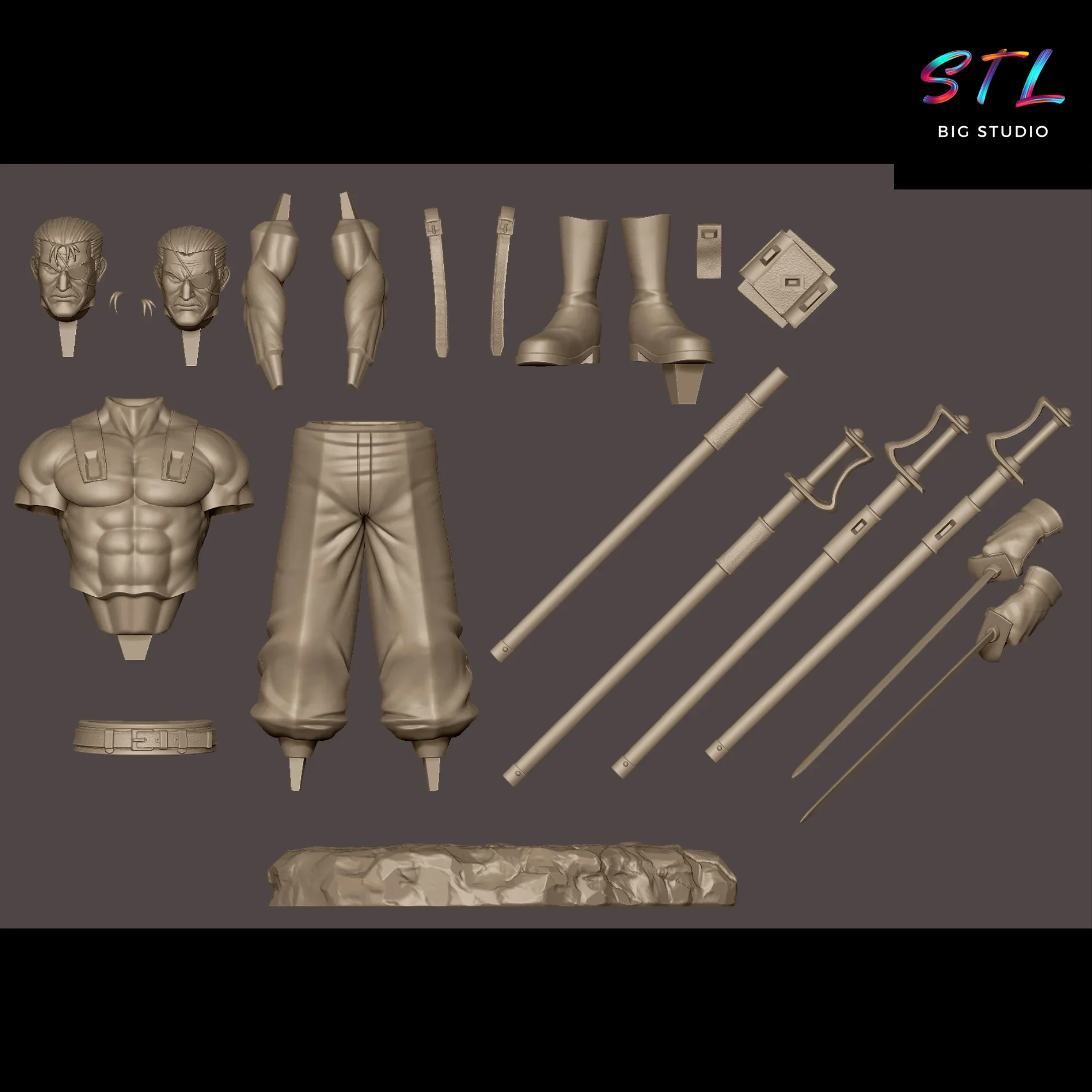 stl king bradley fullmetal alchemist impresion 3d stl king bradley fullmetal alchemist impresion 3d