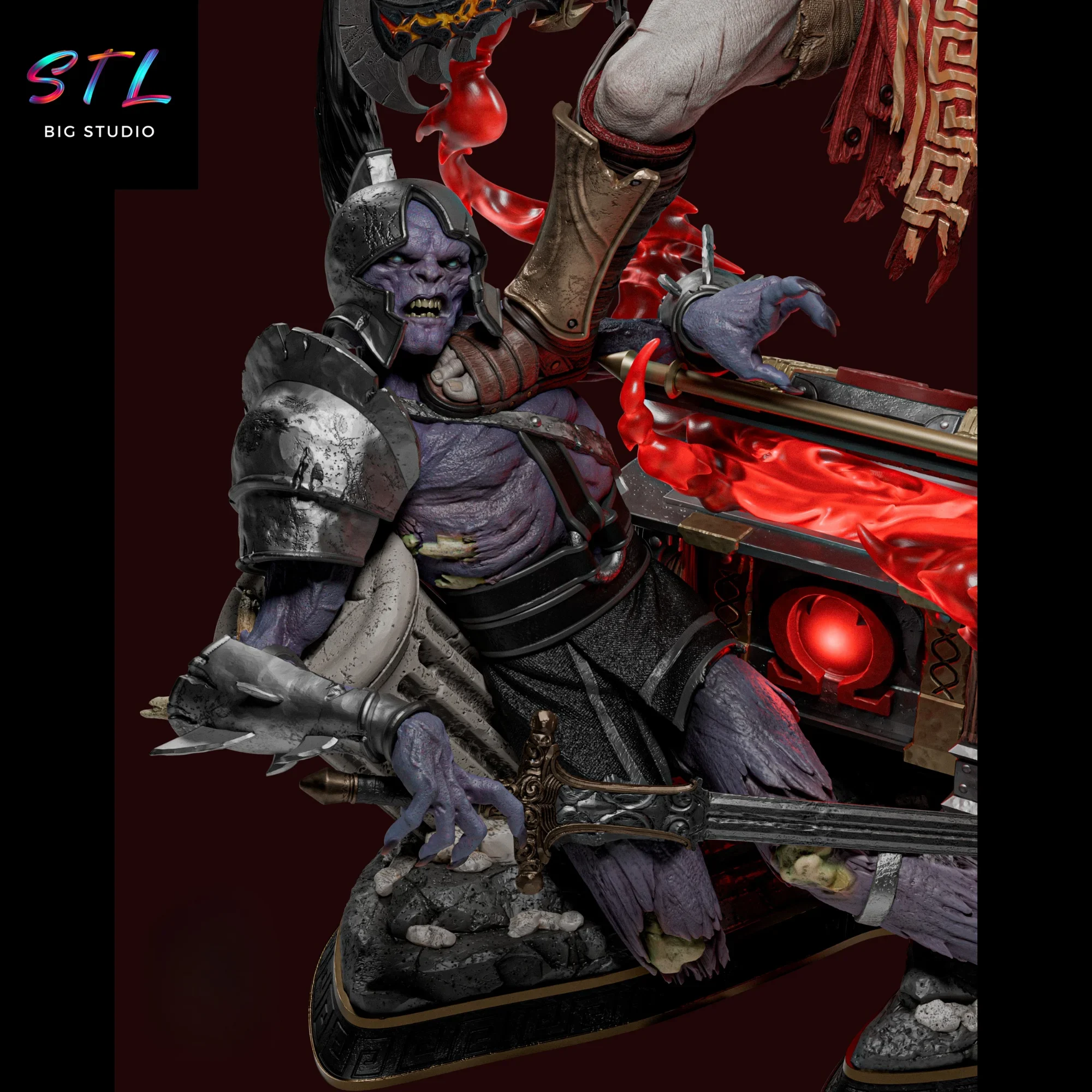 stl kratos god of war para impresion 3d stl kratos god of war para impresion 3d