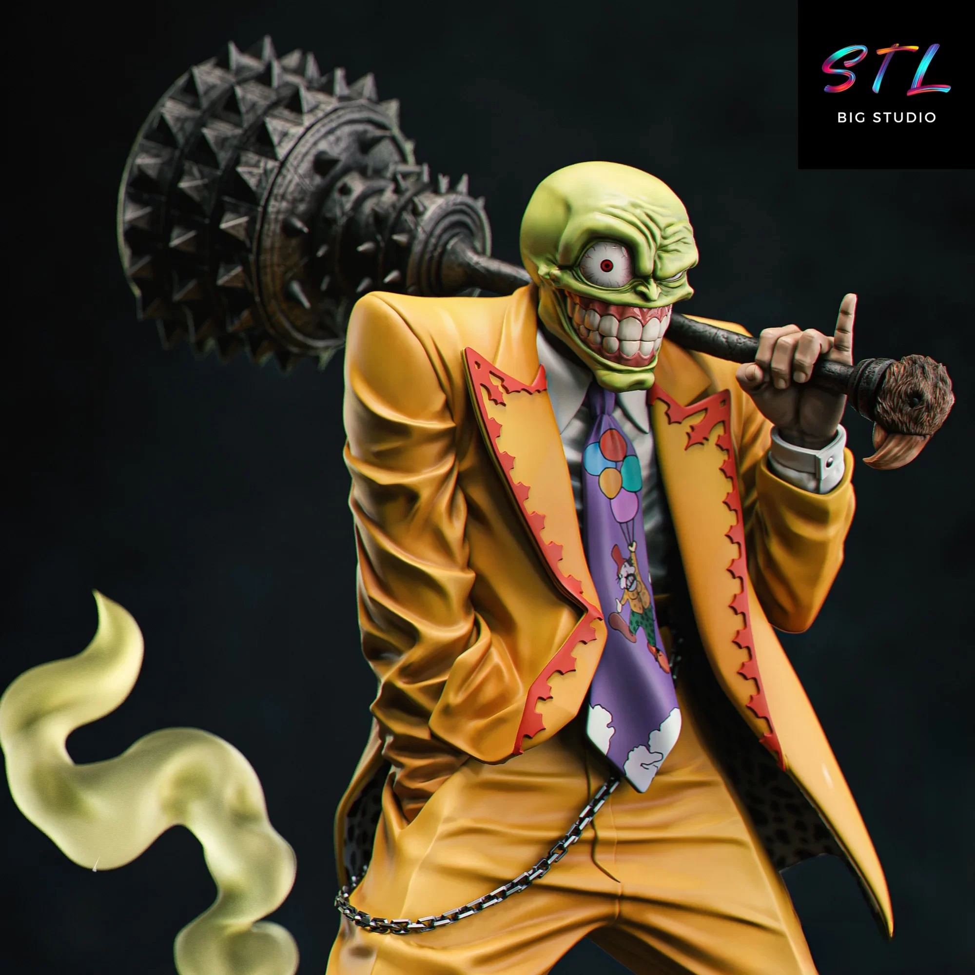 stl la mascara diorama jim carrey impresion 3d stl la mascara diorama jim carrey impresion 3d