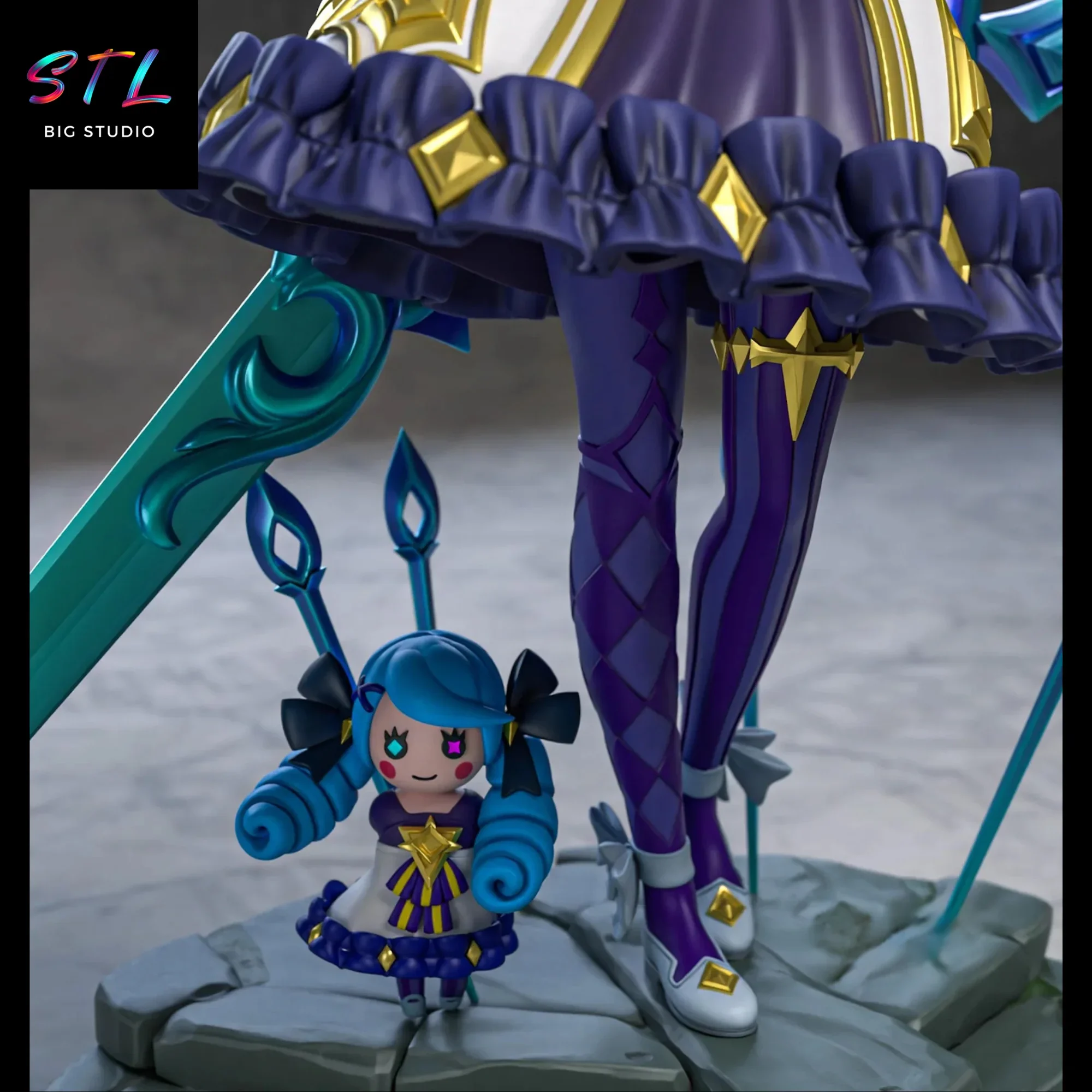 stl league of legends impresion 3d figura gwen lol stl league of legends impresion 3d figura gwen lol