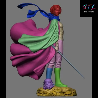 stl leia star wars imprimir 3d