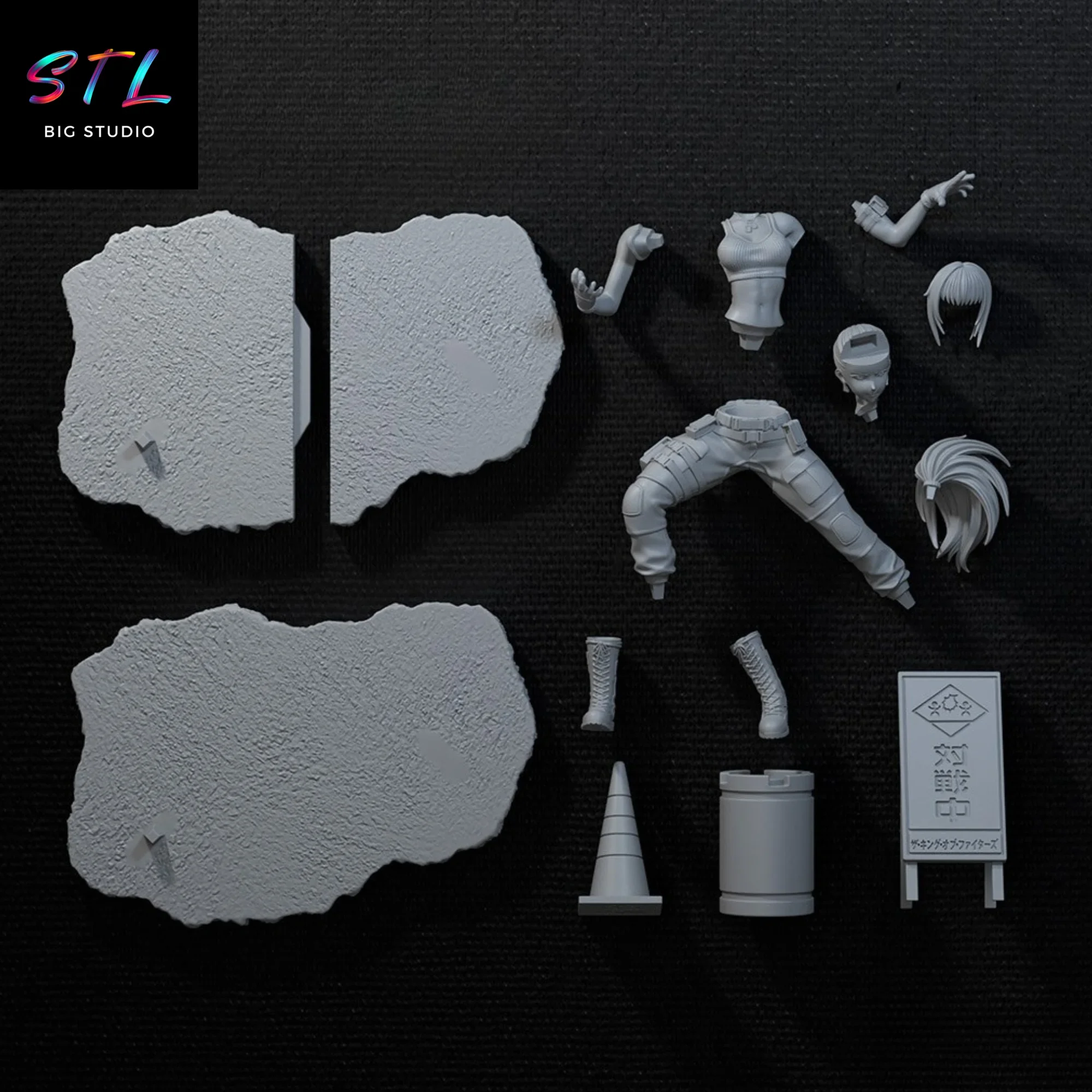 stl leona heidern impresion 3d king of fighters stl leona heidern impresion 3d king of fighters