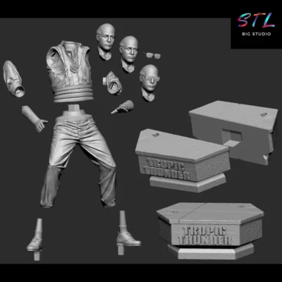 stl les grossman tropic thunder impresion 3d