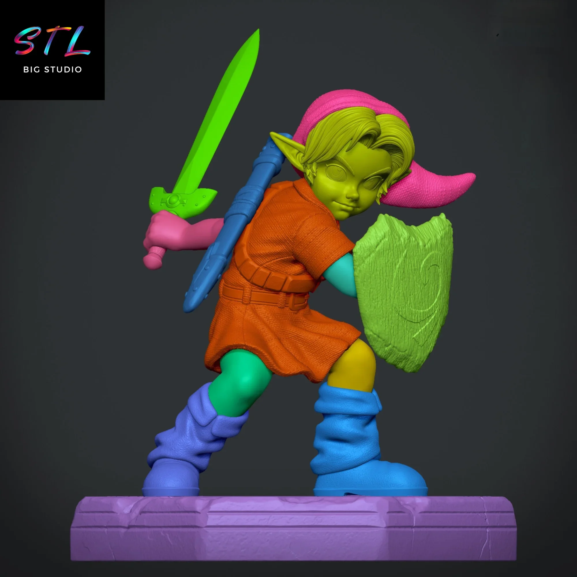 stl link impresion 3d the legend of zelda stl link impresion 3d the legend of zelda