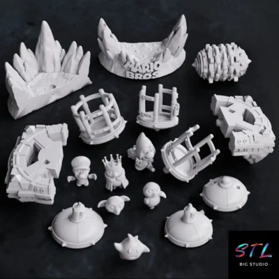 stl luigi mansion impresion 3d mario bros