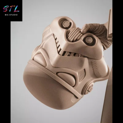 stl luke skywalker disfrazado de stormtrooper impresion 3d star wars