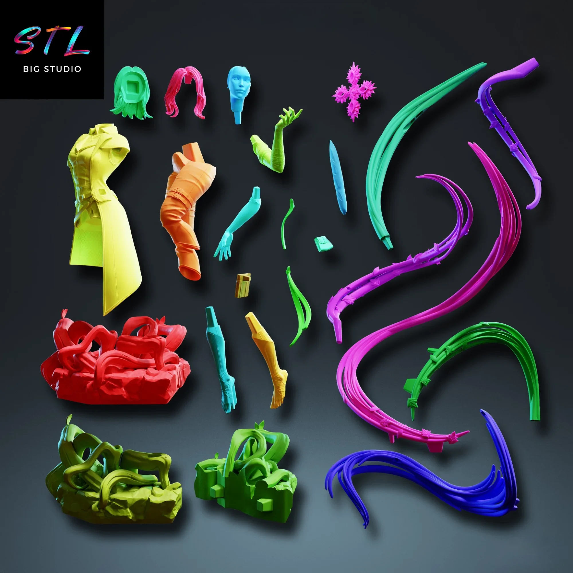 stl lune clair obscur figura para impresion 3d stl lune clair obscur figura para impresion 3d