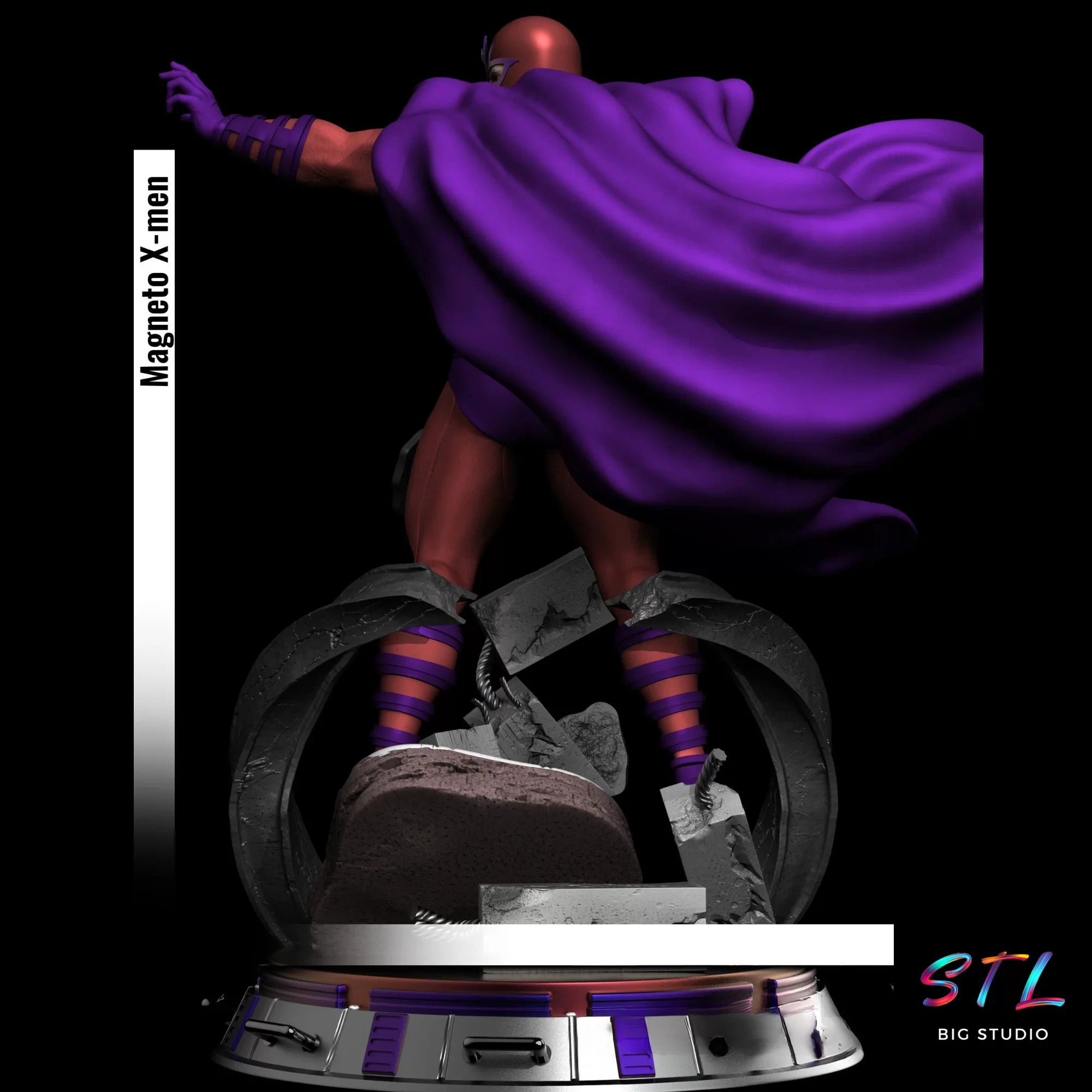 stl magneto x-men diorama impresion 3d marvel stl magneto x-men diorama impresion 3d marvel