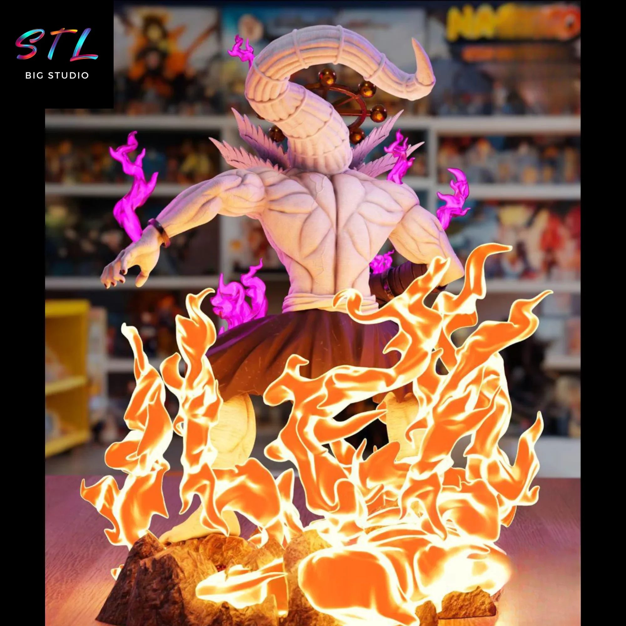 stl mahoraga impresion 3d figura jujutsu kaisen stl mahoraga impresion 3d figura jujutsu kaisen