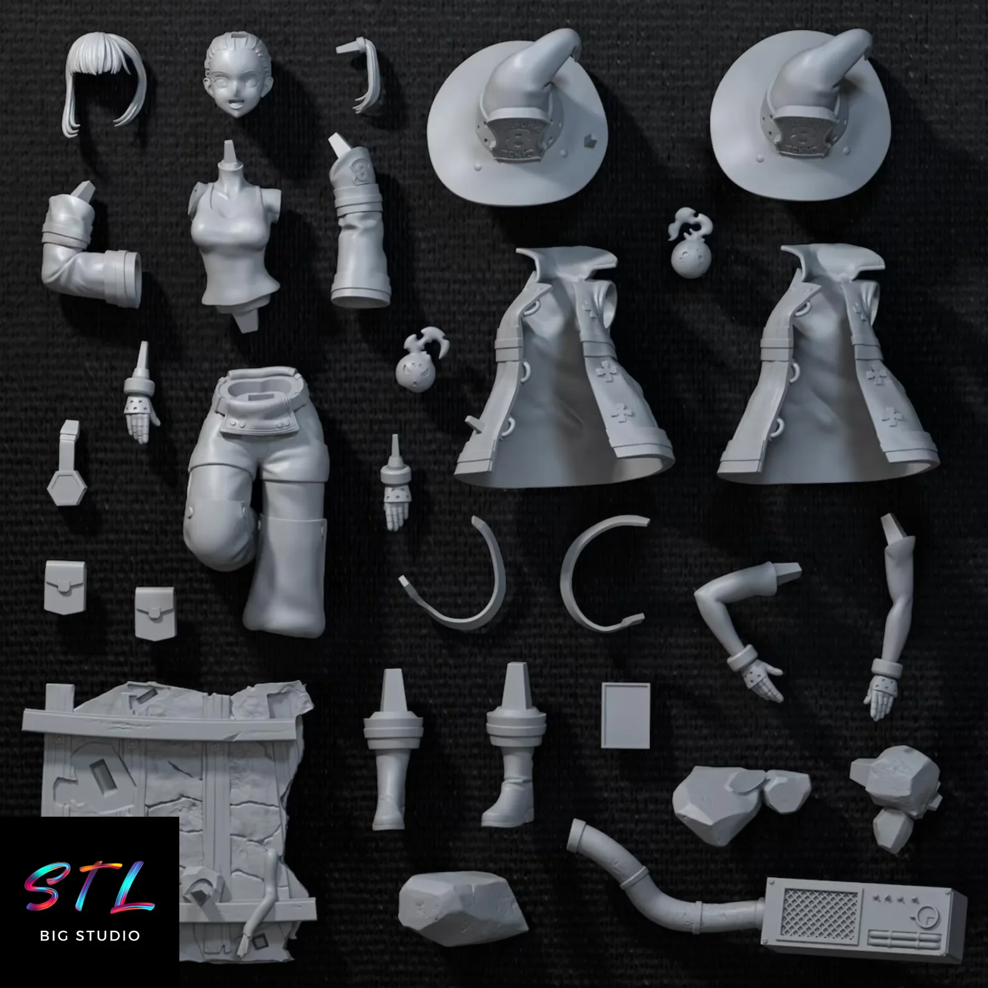 stl maki oze fire force para imprimir en 3d stl maki oze fire force para imprimir en 3d