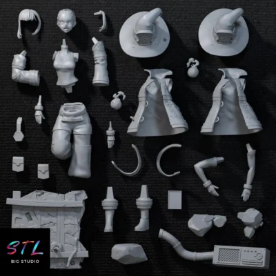 stl maki oze fire force para imprimir en 3d