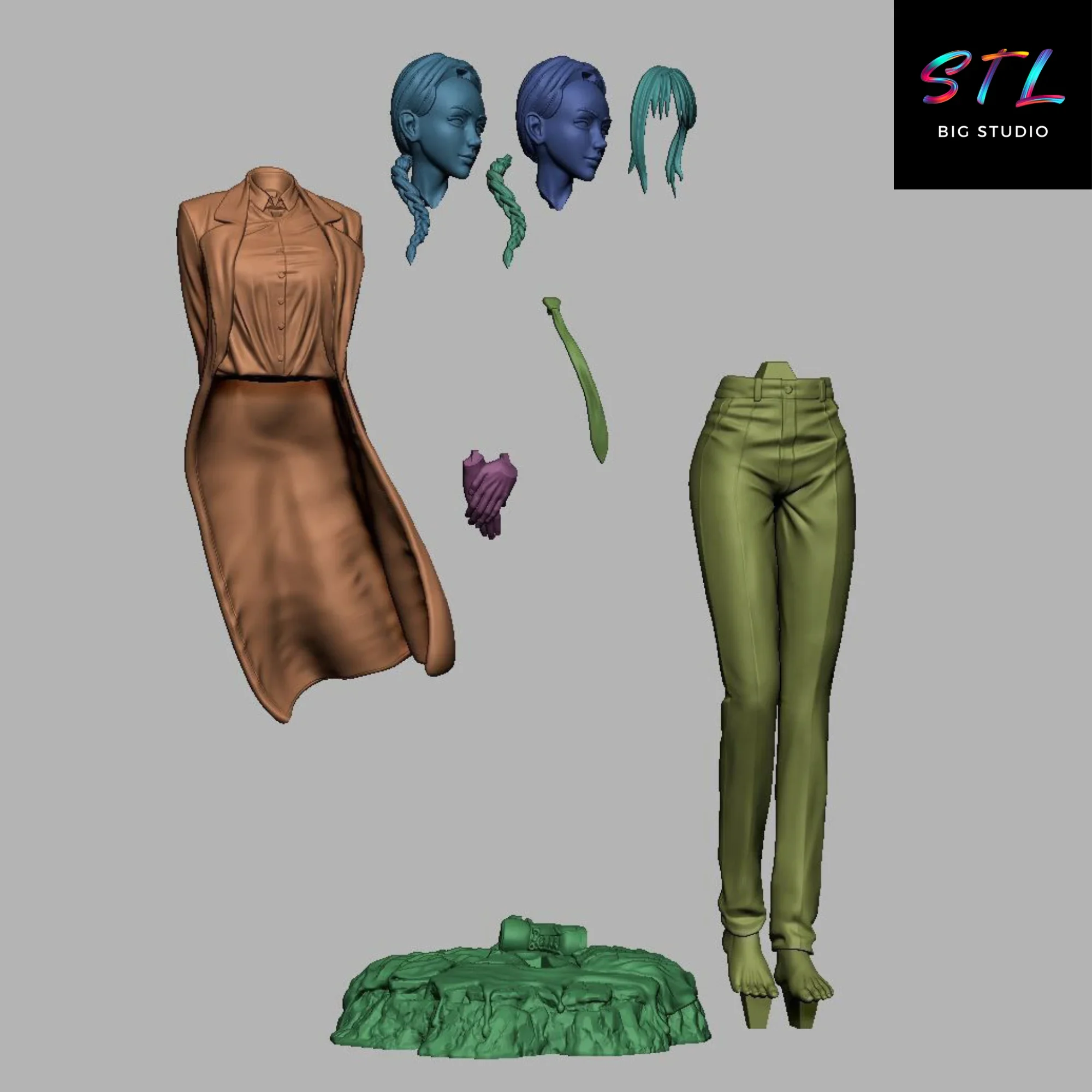 stl makima chainsaw man impresion 3d stl makima chainsaw man impresion 3d