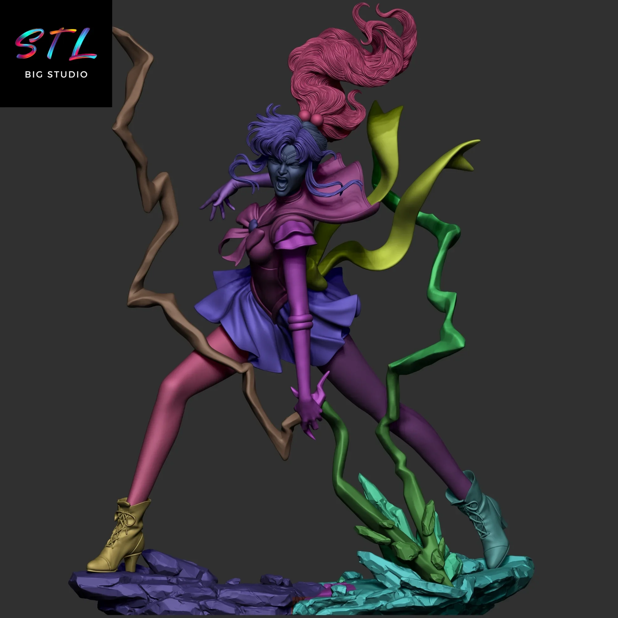 stl makoto kino figura impresion 3d sailor moon stl makoto kino figura impresion 3d sailor moon