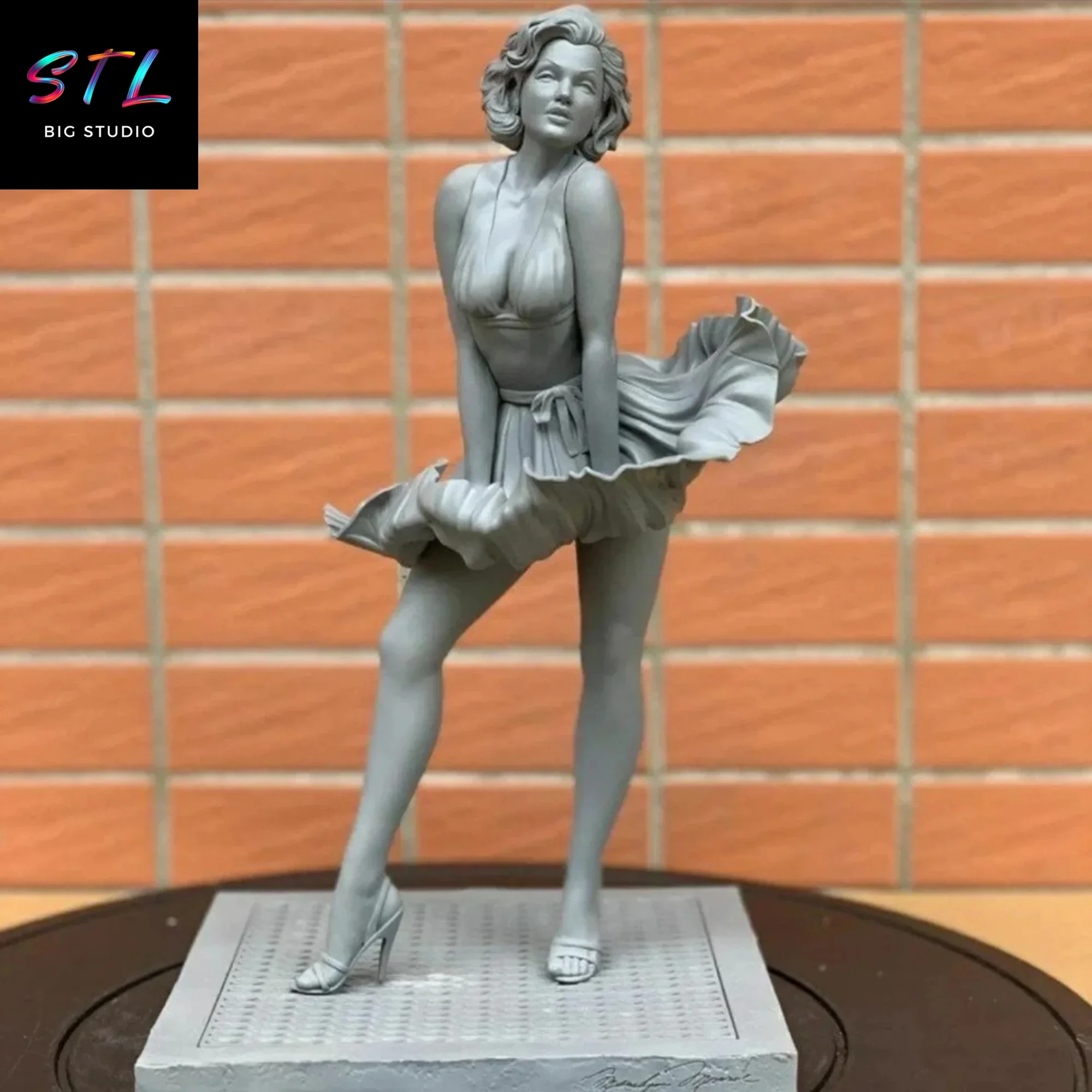 stl marilyn monroe para impresion 3d stl marilyn monroe para impresion 3d