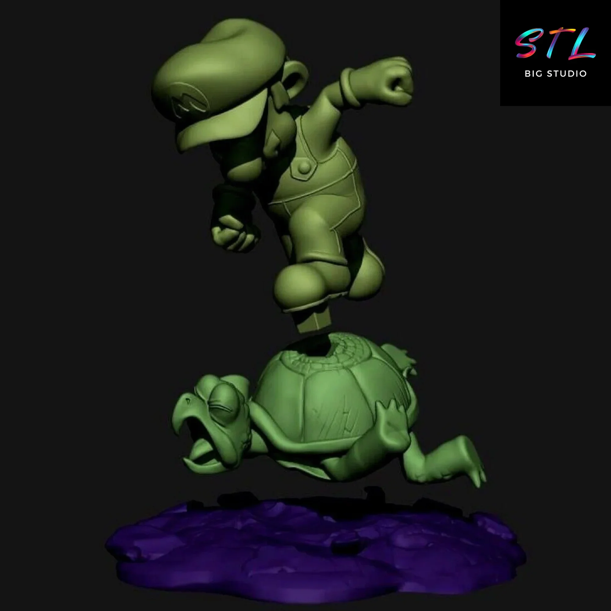 stl mario bros y tortuga koopa troopa impresion 3d stl mario bros y tortuga koopa troopa impresion 3d