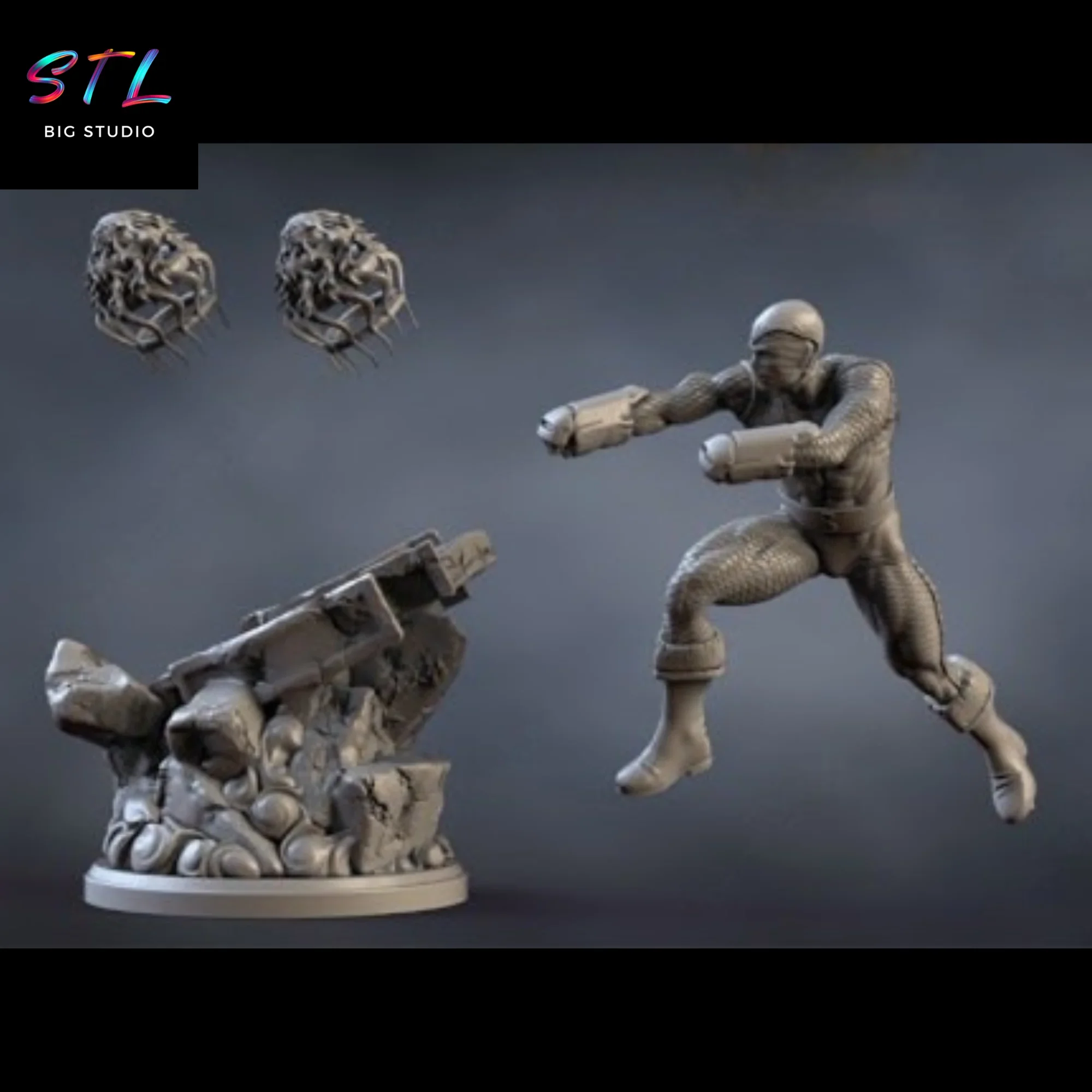 stl marvel figura shocker impresion 3d stl marvel figura shocker impresion 3d