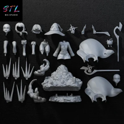 stl megumin impresion 3d figura konosuba