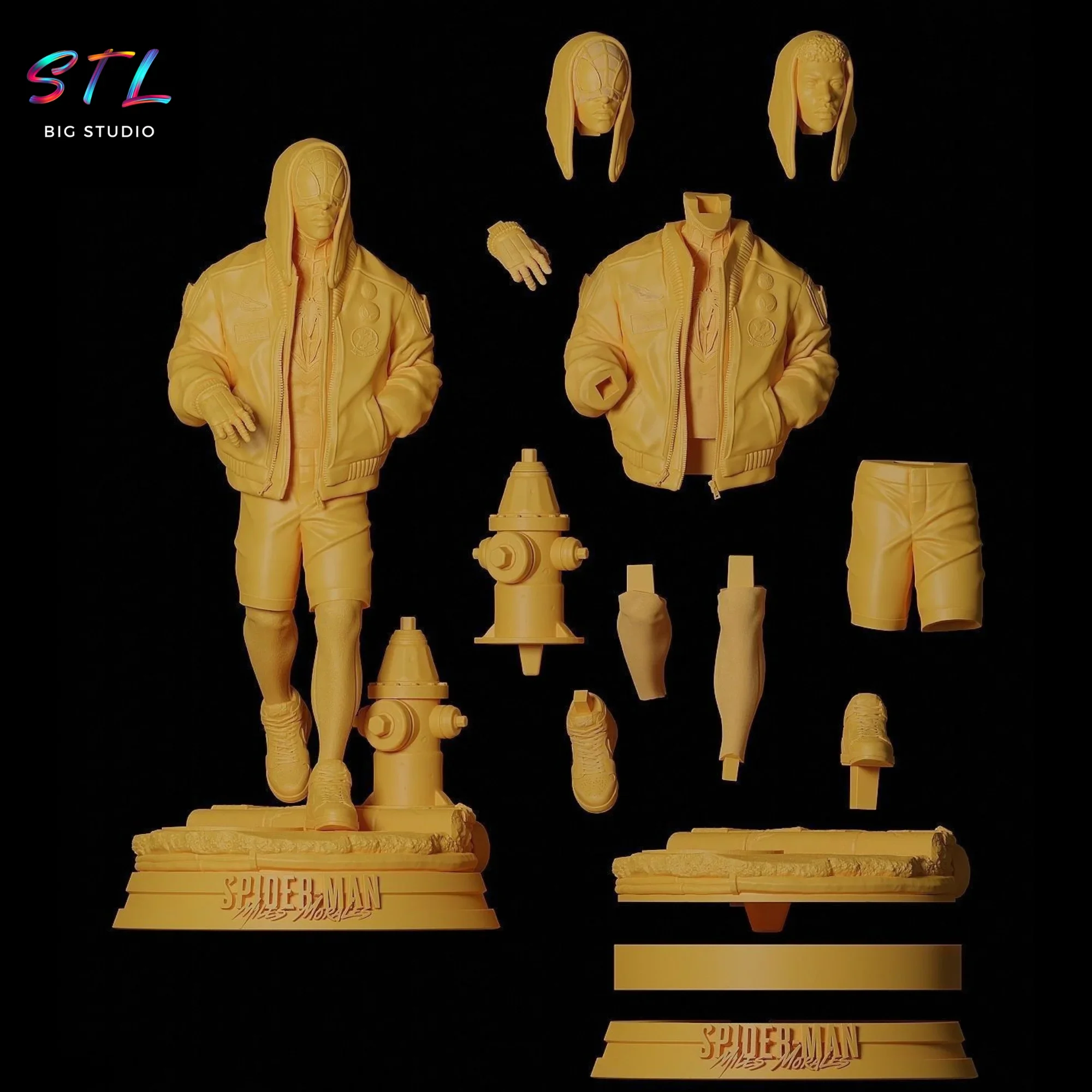 stl miles morales spider-man imprsion 3d stl miles morales spider-man imprsion 3d