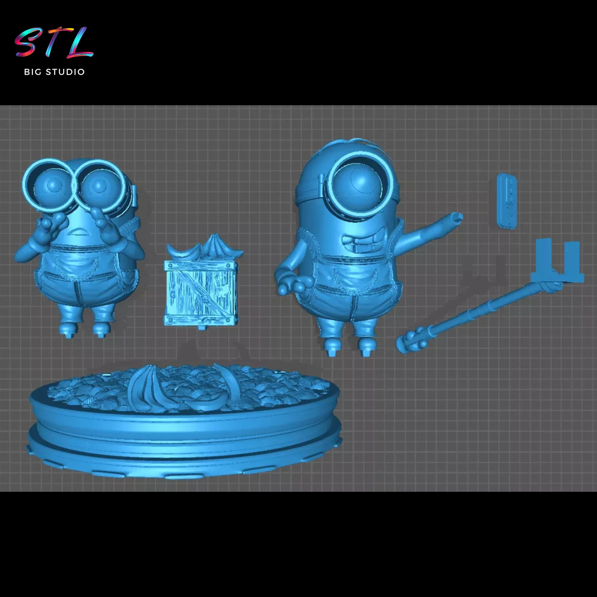 stl minions impresion 3d gru mi villano favorito stl minions impresion 3d gru mi villano favorito