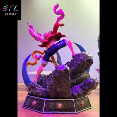 stl monkey d luffy one piece impresion 3d
