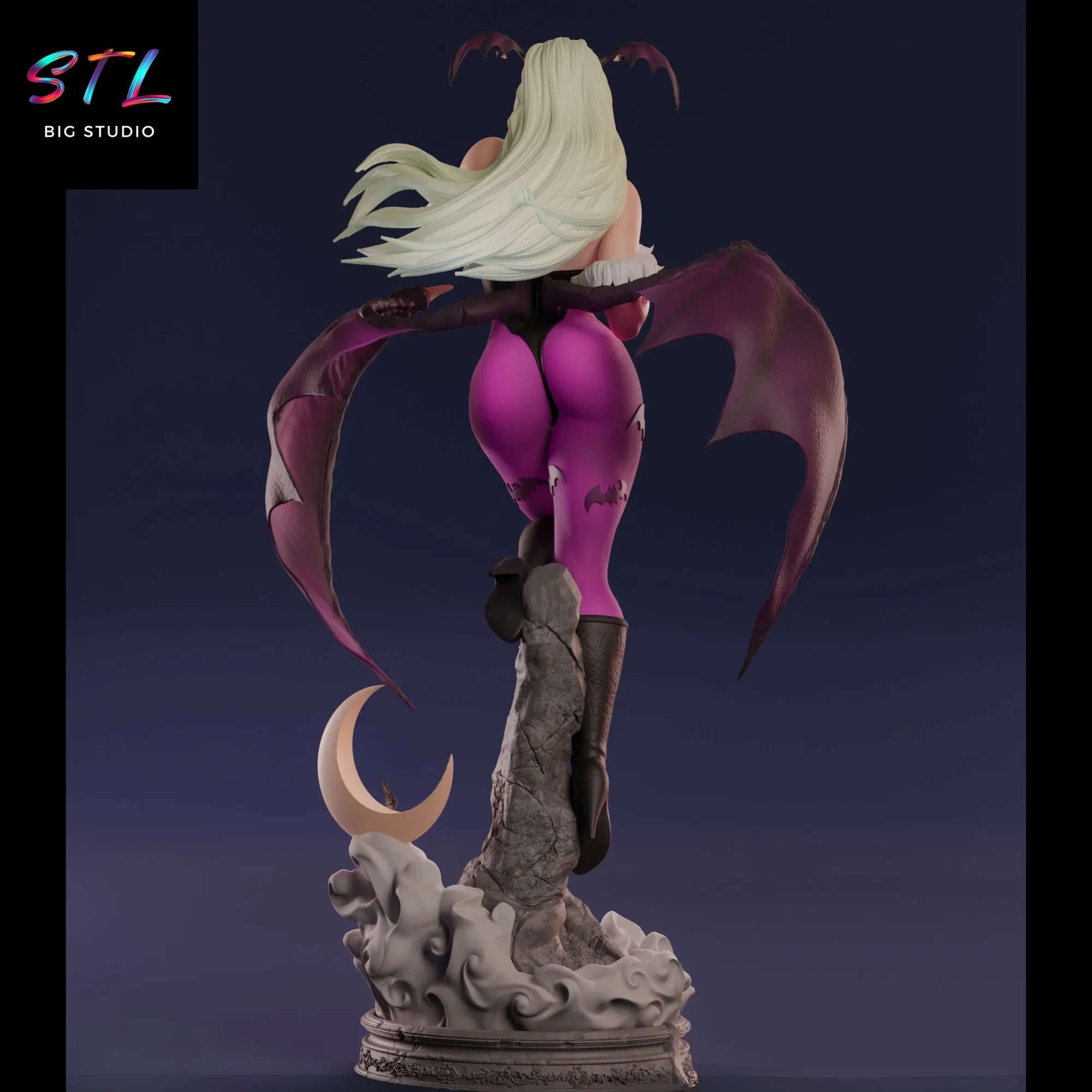 stl morrigan darkstalkers para imprimir en 3d stl morrigan darkstalkers para imprimir en 3d