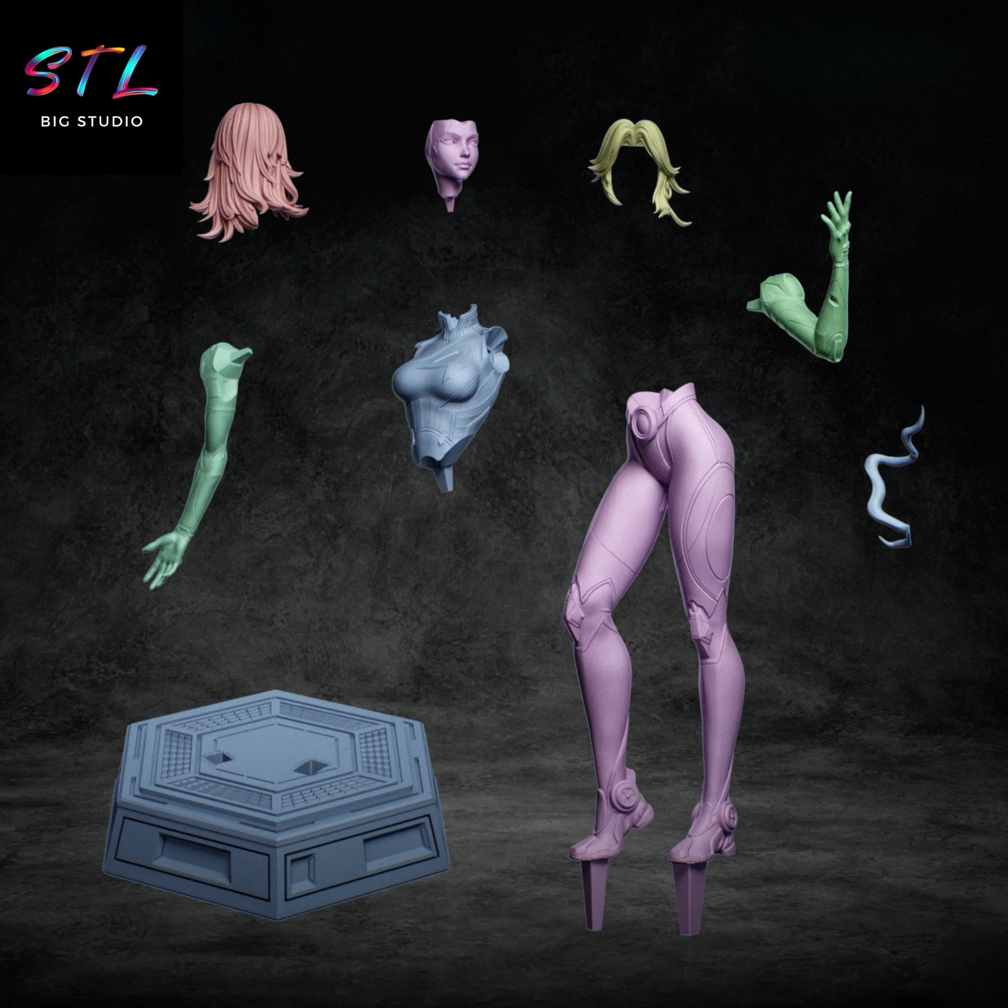 stl mujer invisible impresion 3d sue storm marvel rivals stl mujer invisible impresion 3d sue storm marvel rivals