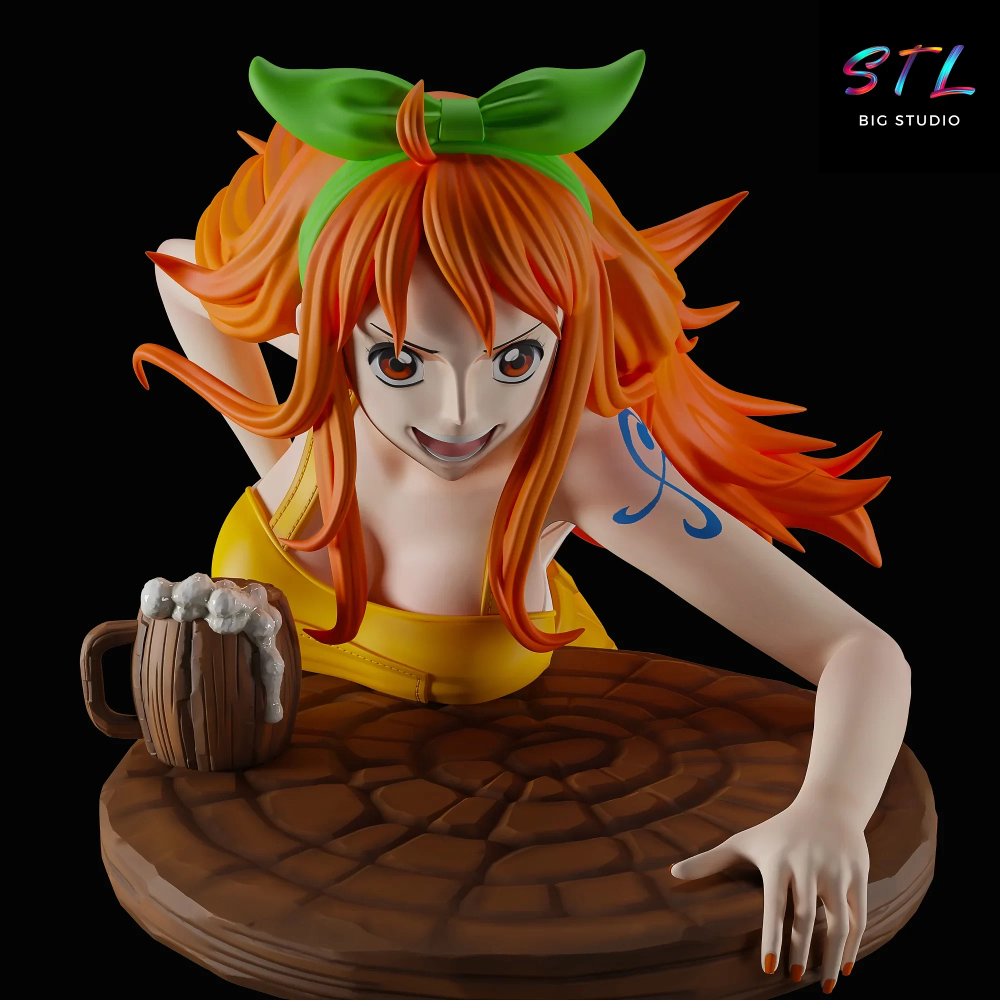 stl nami diorama one piece 3d stl nami diorama one piece 3d