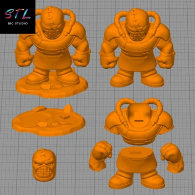 stl nemesis chibi resident evil kawaii impresion 3d