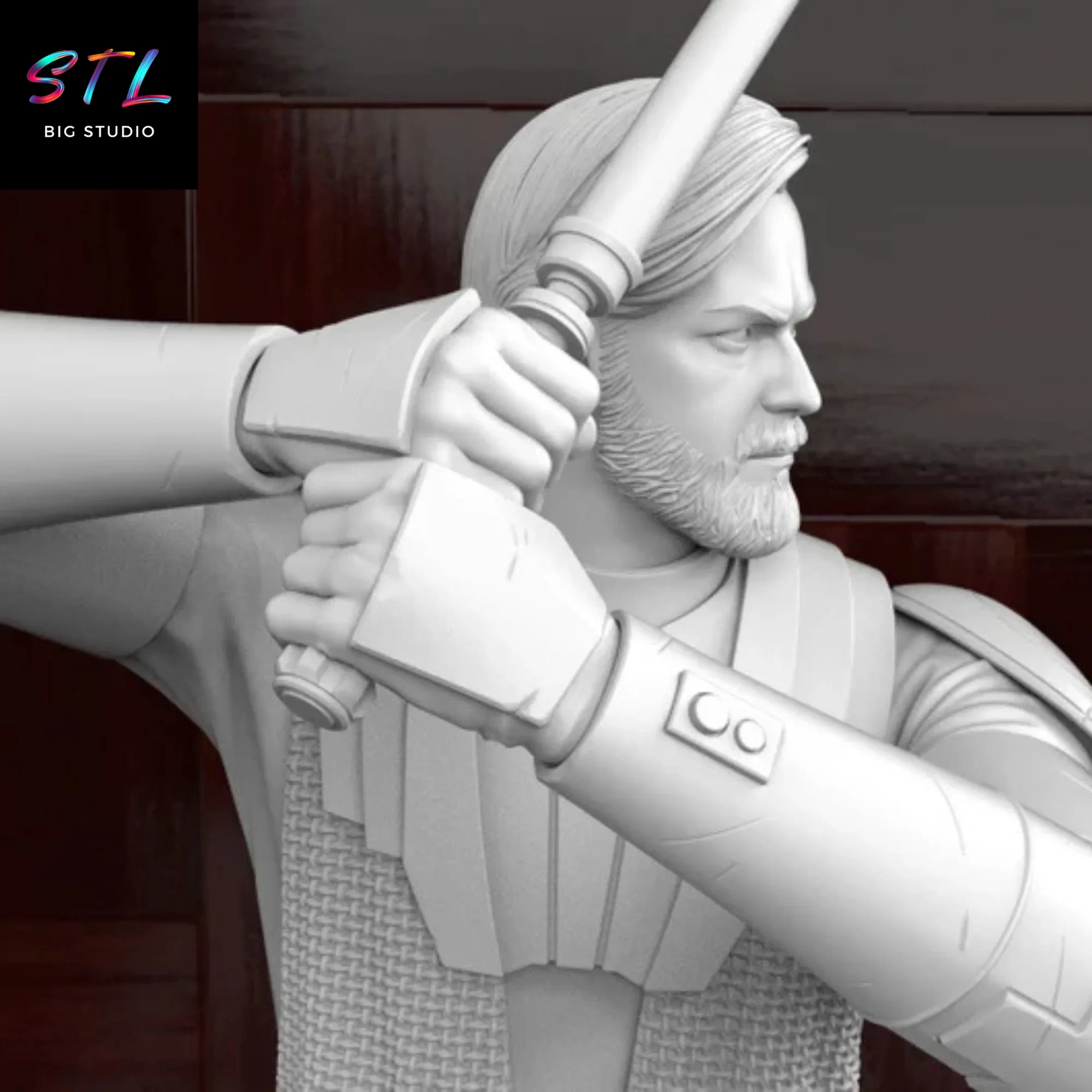 stl obi wan kenobi star wars 3d stl obi wan kenobi star wars 3d