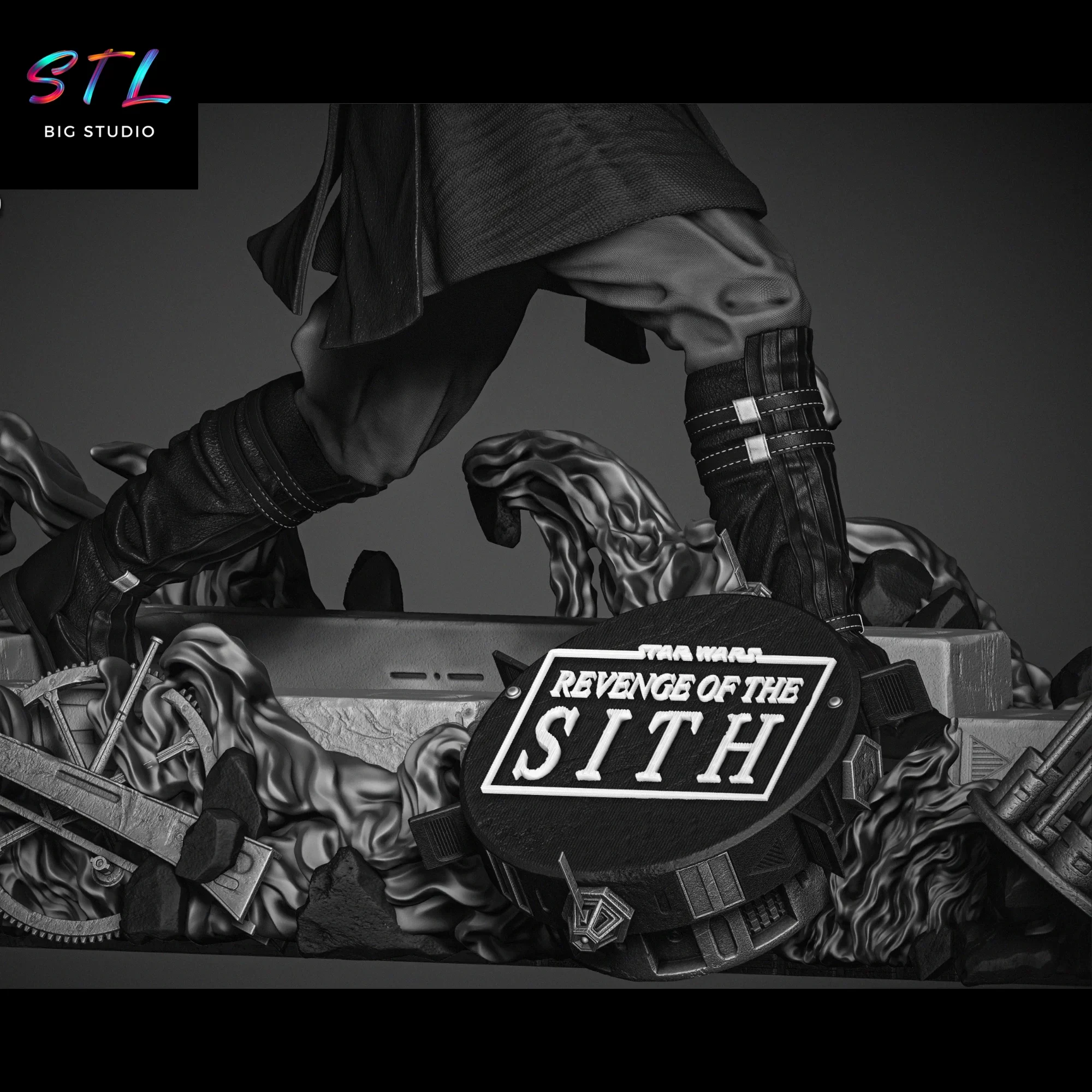 stl obi wan vs anakin skywalker diorama star wars imprimir 3d stl obi wan vs anakin skywalker diorama star wars imprimir 3d