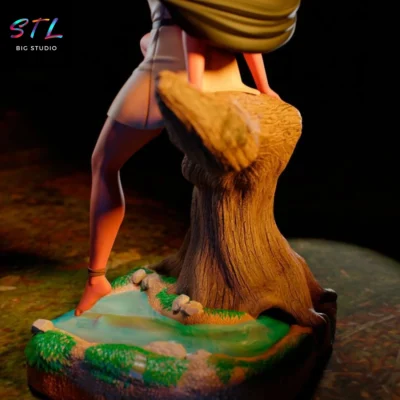 stl pocahontas figura impresion 3d disney
