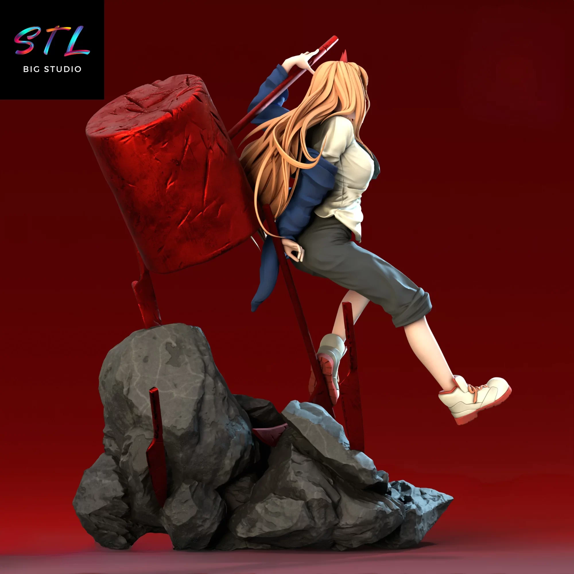 stl power 3d chainsaw man stl power 3d chainsaw man