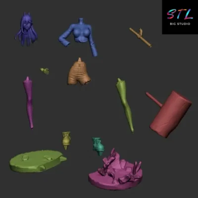 stl power chainsaw man impresion 3d