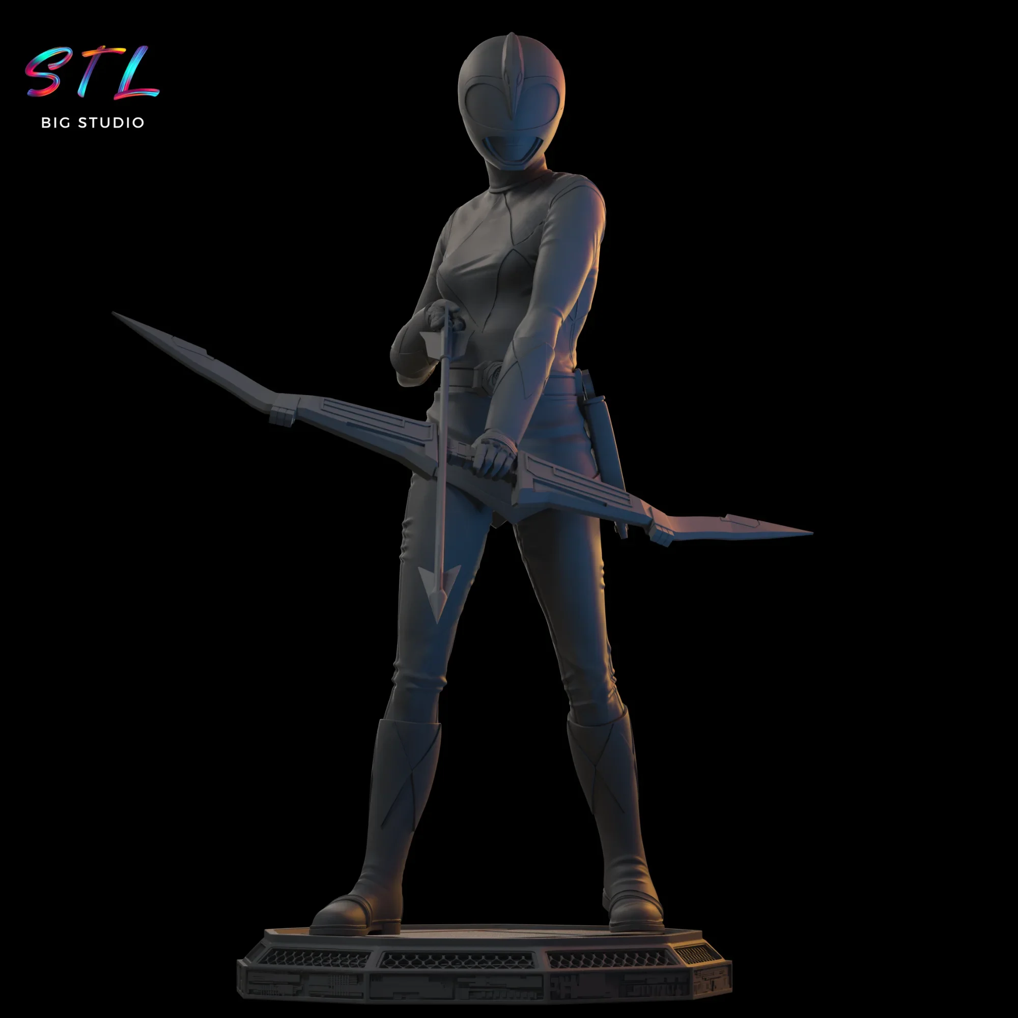 stl power ranger rosa para impresion 3d stl power ranger rosa para impresion 3d