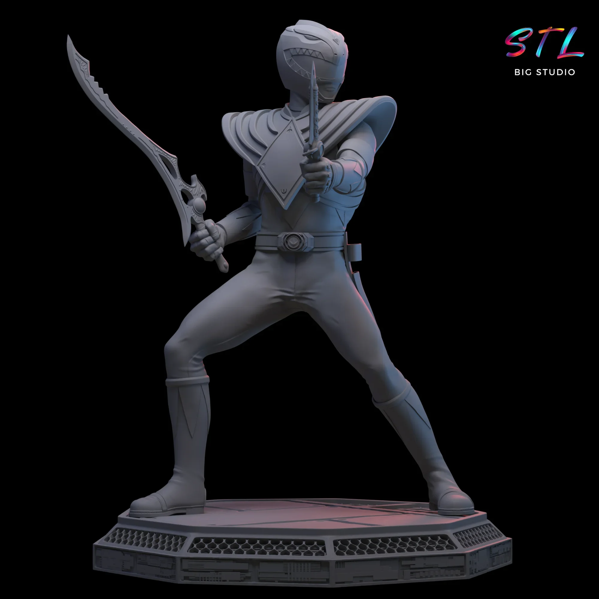 stl power ranger verde figura impresion 3d stl power ranger verde figura impresion 3d