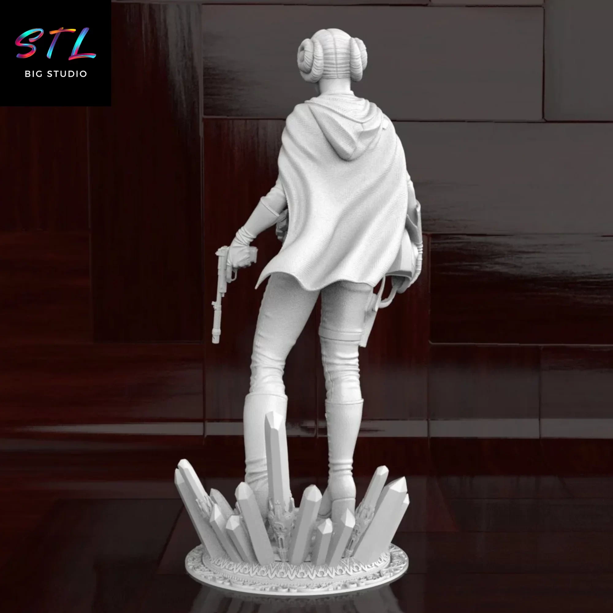 stl princesa leia impresion 3d star wars stl princesa leia impresion 3d star wars
