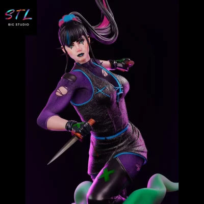 stl punch line diorama dc imprimir 3d