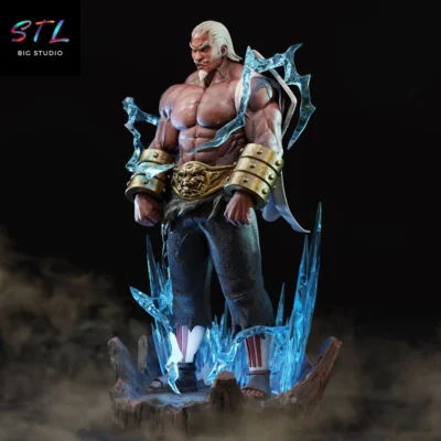 stl raikage figura naruto shippuden impresion 3d