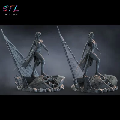 stl rey star wars imprimir 3d figura