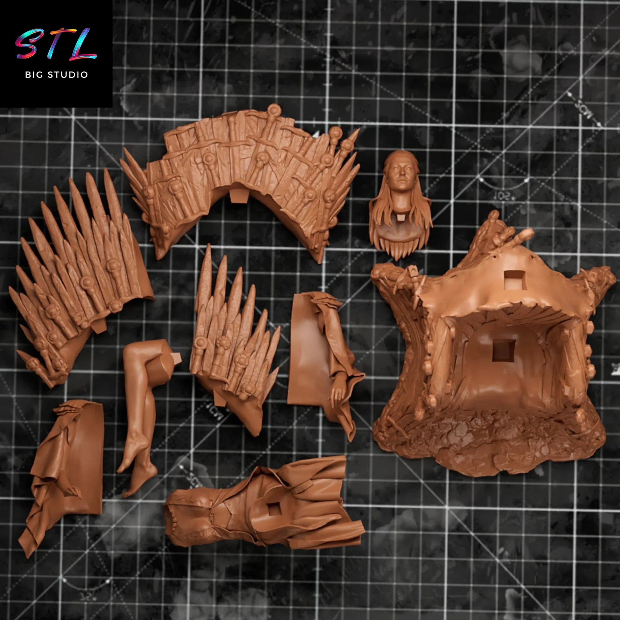 stl rhaenyra house of the dragon para imprimir en 3d stl rhaenyra house of the dragon para imprimir en 3d