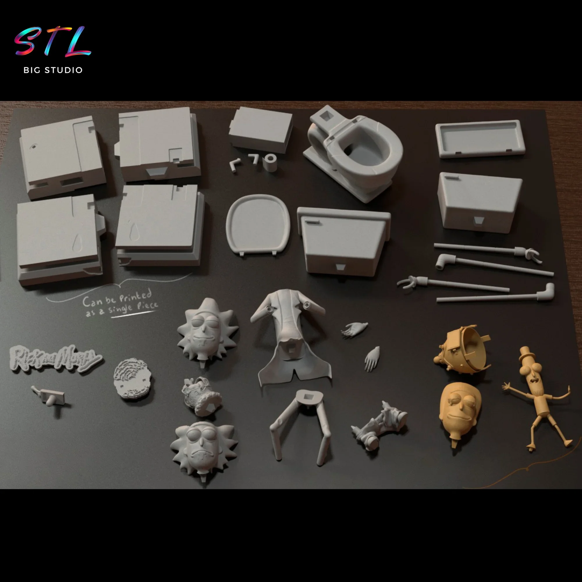 stl rick sanchez figura impresion 3d stl rick sanchez figura impresion 3d