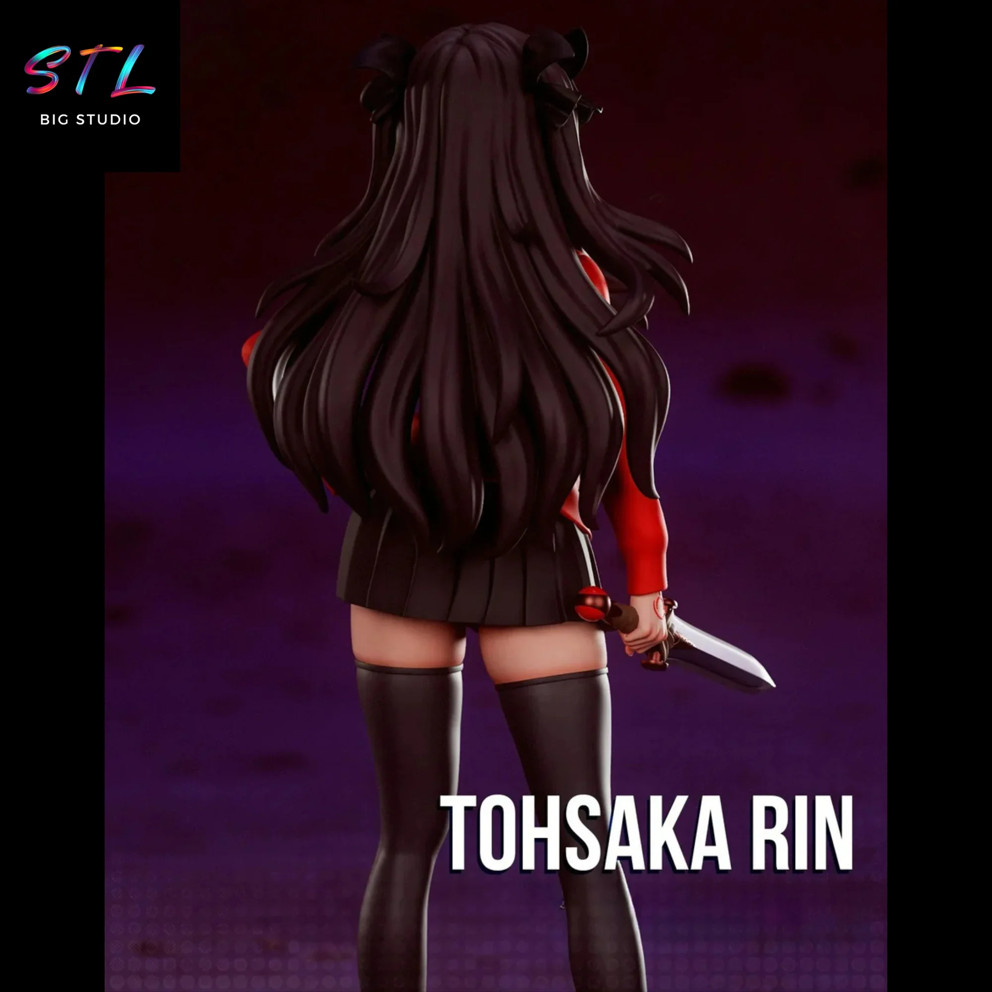 stl rin tohsaka impresion 3d fate stl rin tohsaka impresion 3d fate