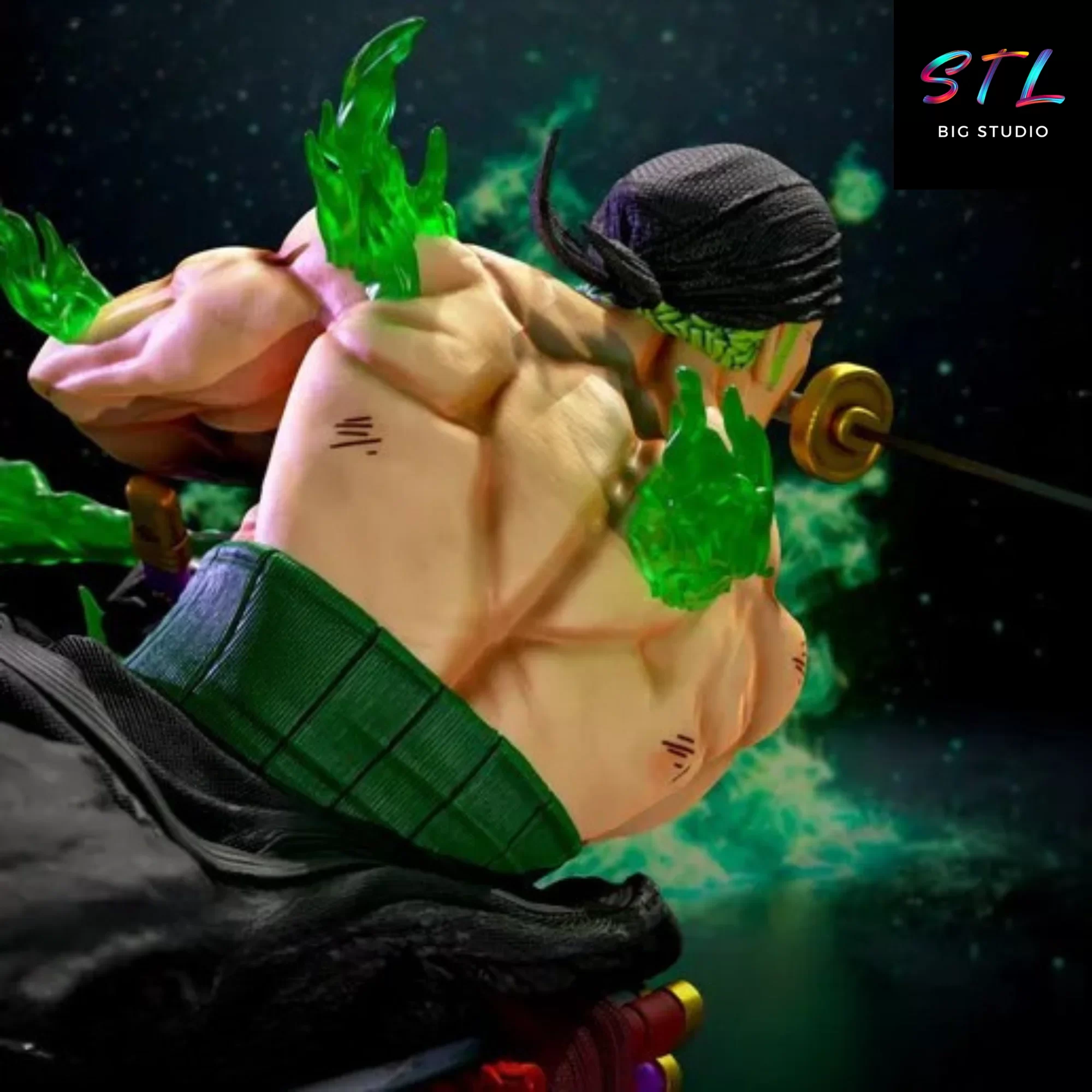 stl roronoa zoro diorama one piece 3d stl roronoa zoro diorama one piece 3d