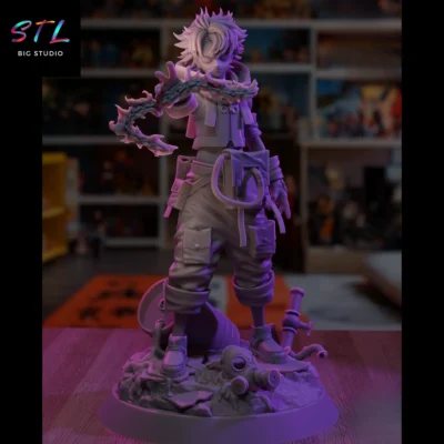 stl rudo gachiakuta impresion 3d