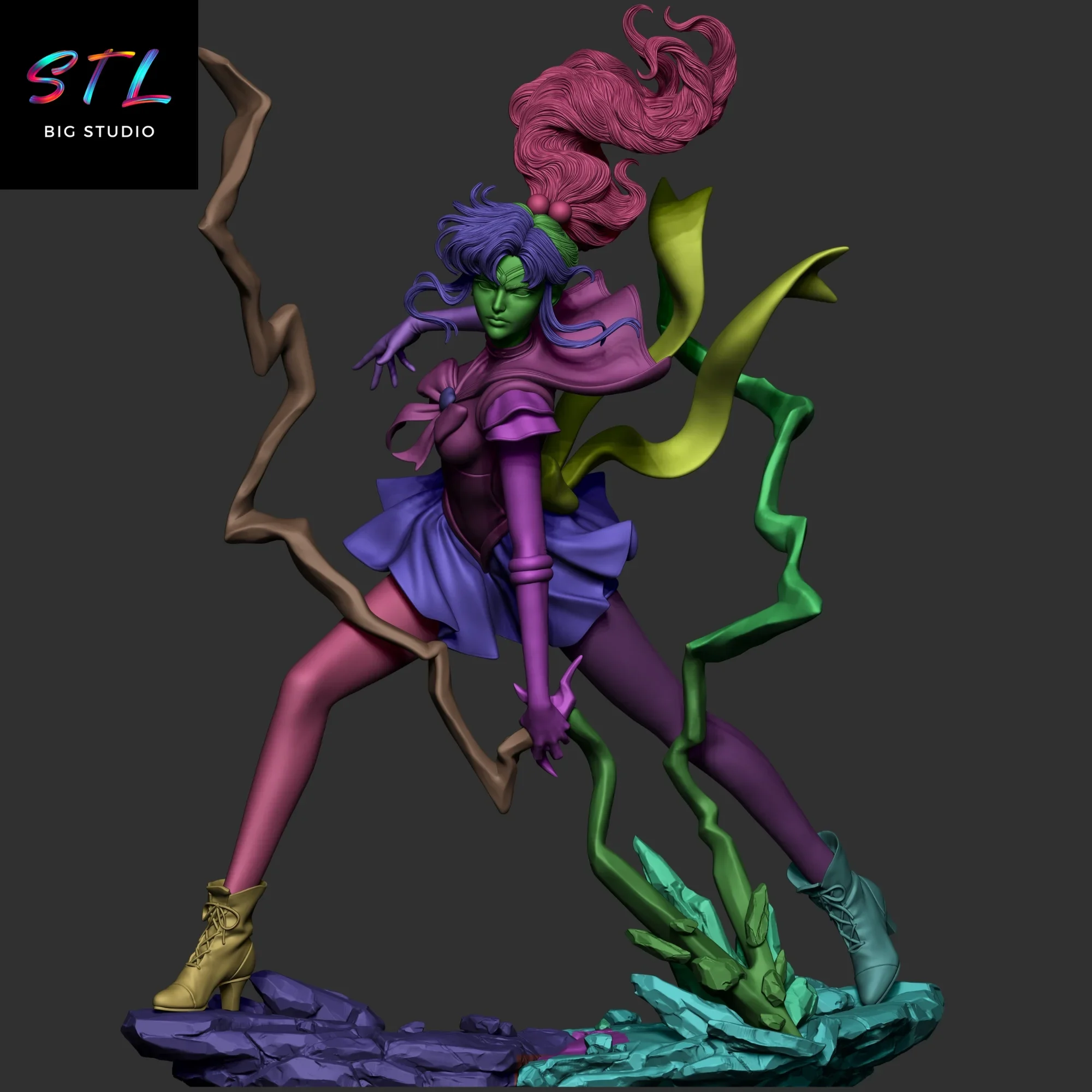 stl sailor moon figura makoto kino impresion 3d stl sailor moon figura makoto kino impresion 3d