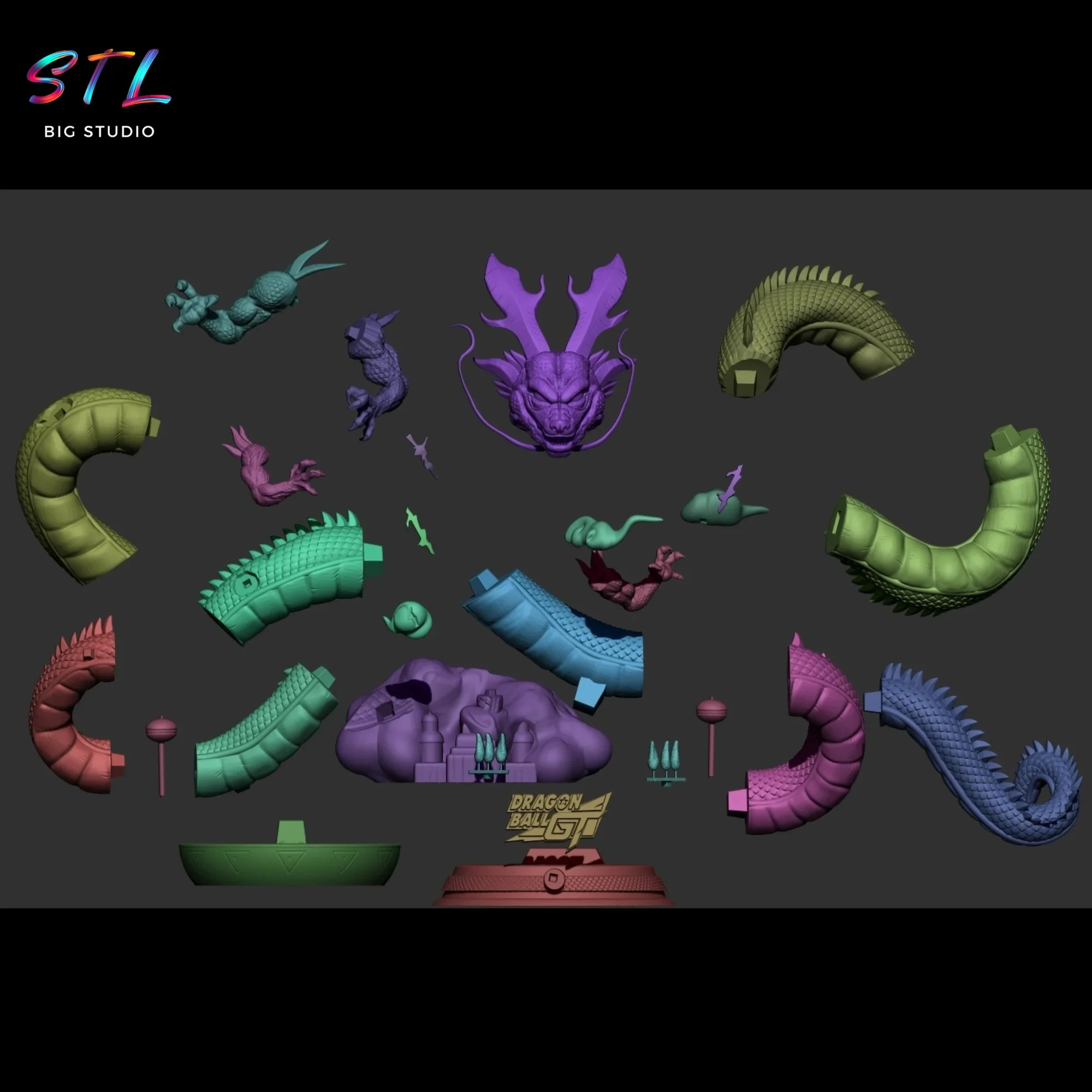 stl shenlong definitivo impresion 3d figura dragon ball gt stl shenlong definitivo impresion 3d figura dragon ball gt