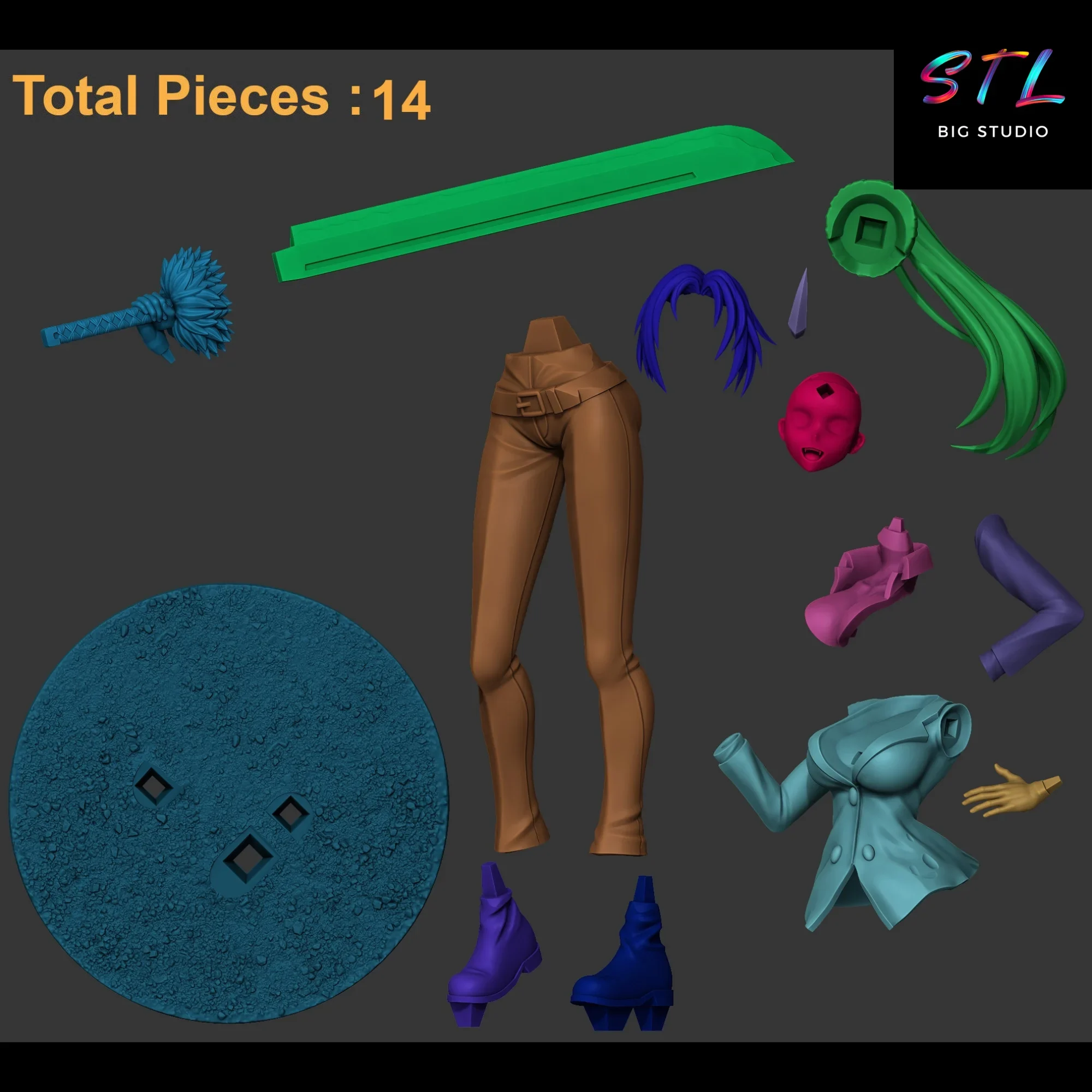 stl shion that time i got reincarnated as a slime impresion 3d stl shion that time i got reincarnated as a slime impresion 3d