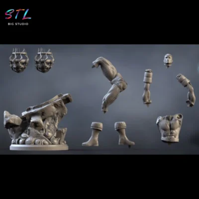 stl shocker spiderman impresion 3d marvel