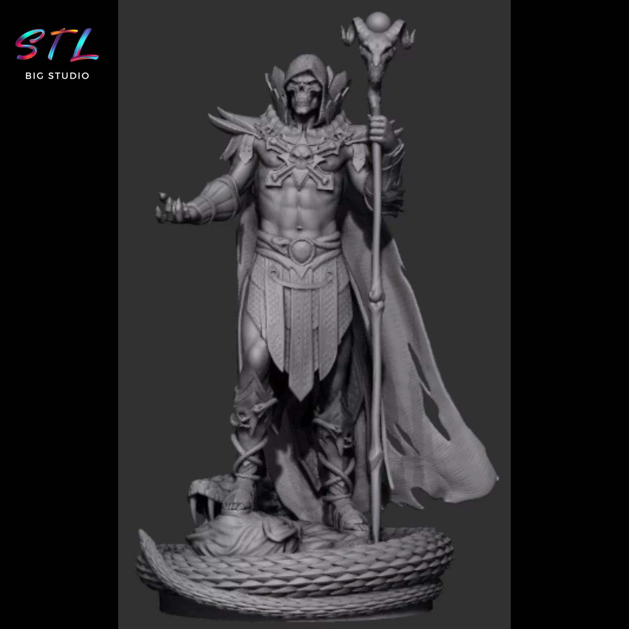 stl skeletor impresion 3d masters del universo stl skeletor impresion 3d masters del universo