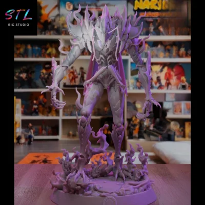 stl solo leveling imprimir 3d beru figura